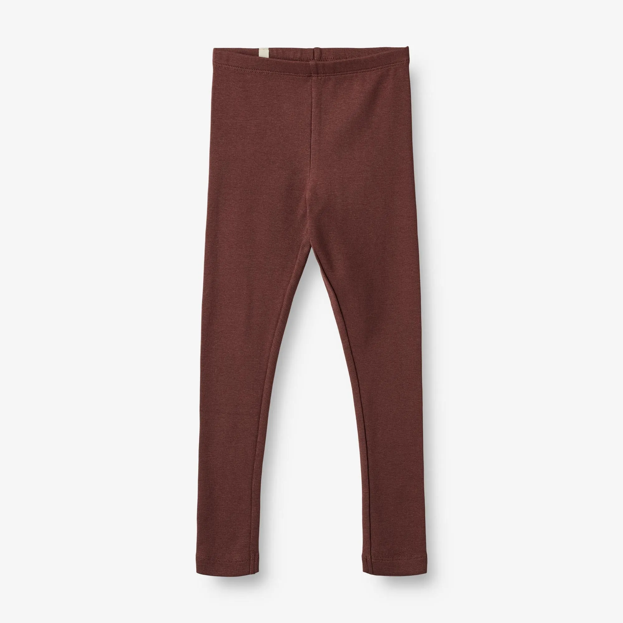 Rib Leggings Maddy - aubergine