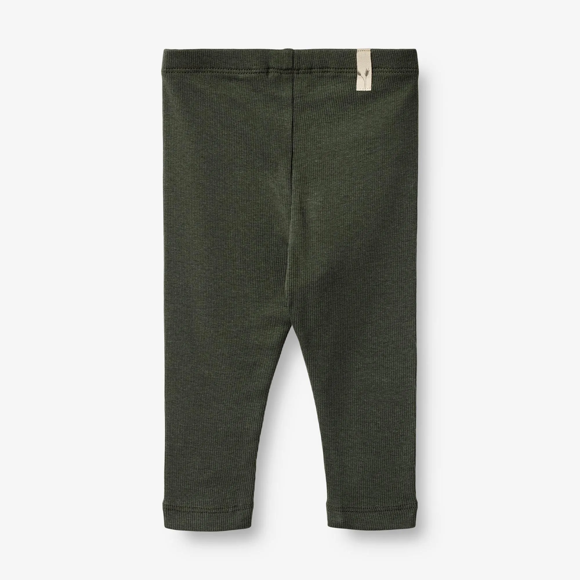 Rib Leggings Maddy | Baby - black coal