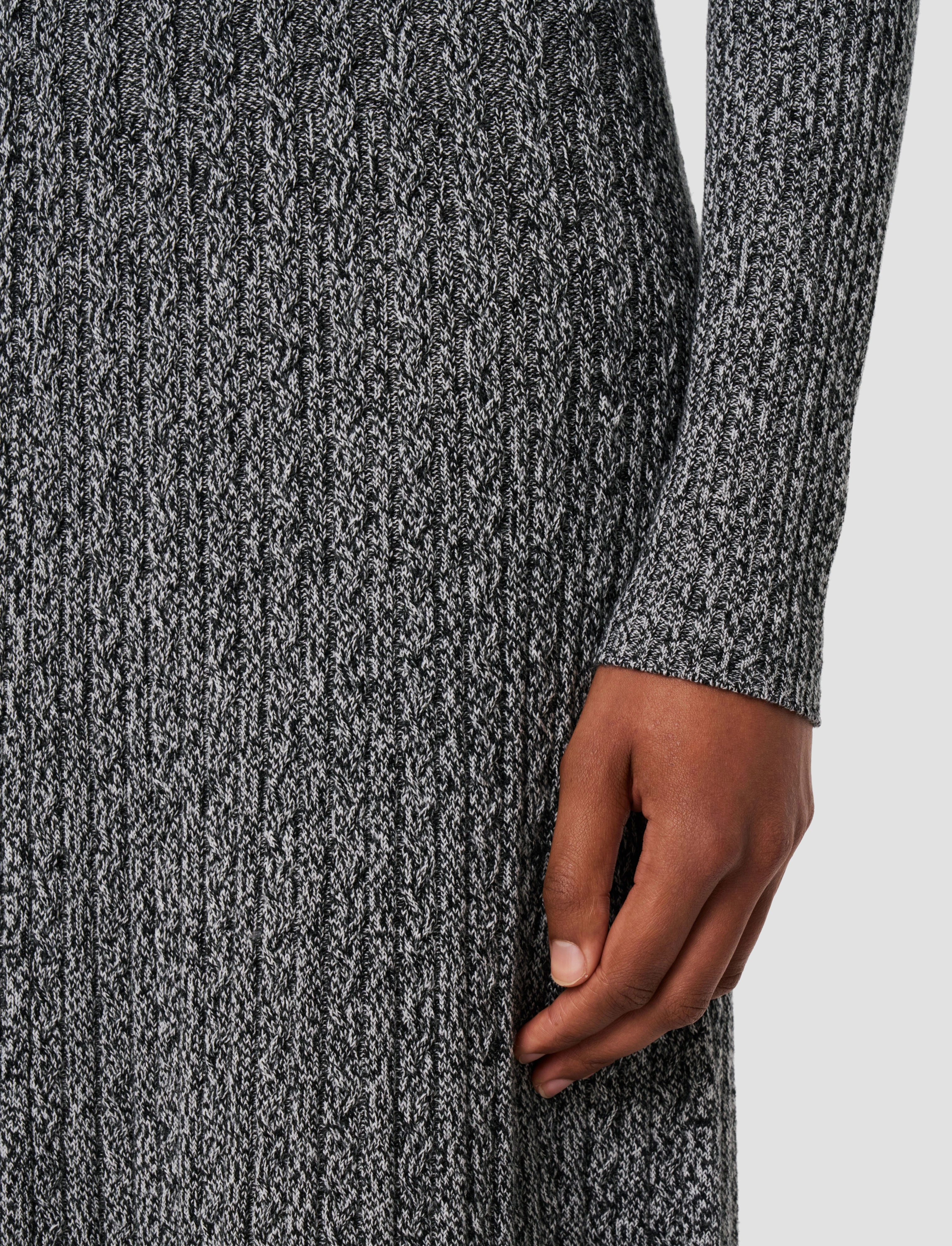 Ribbed Cable Knit Dress