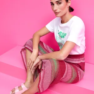 Rich & Royal Striped Knit Pencil Skirt