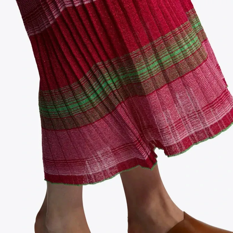 Rich & Royal Striped Knit Pencil Skirt
