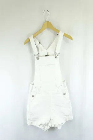 Riders White Denim Overalls 8