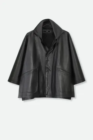 RIMINI LEATHER JACKET IN BLACK RIMINI LEATHER JACKET IN BLACK