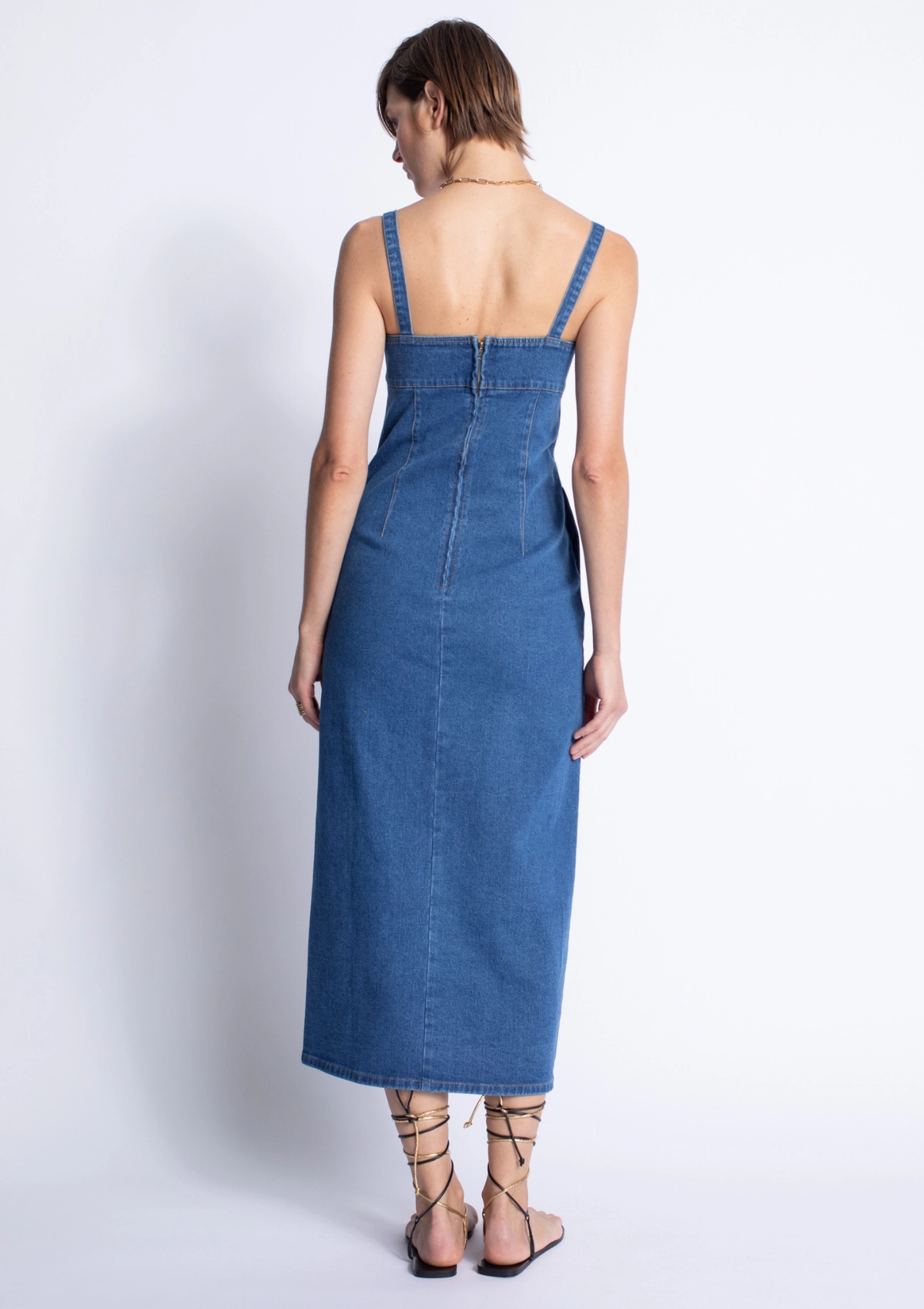 Rio Denim Midi Dress