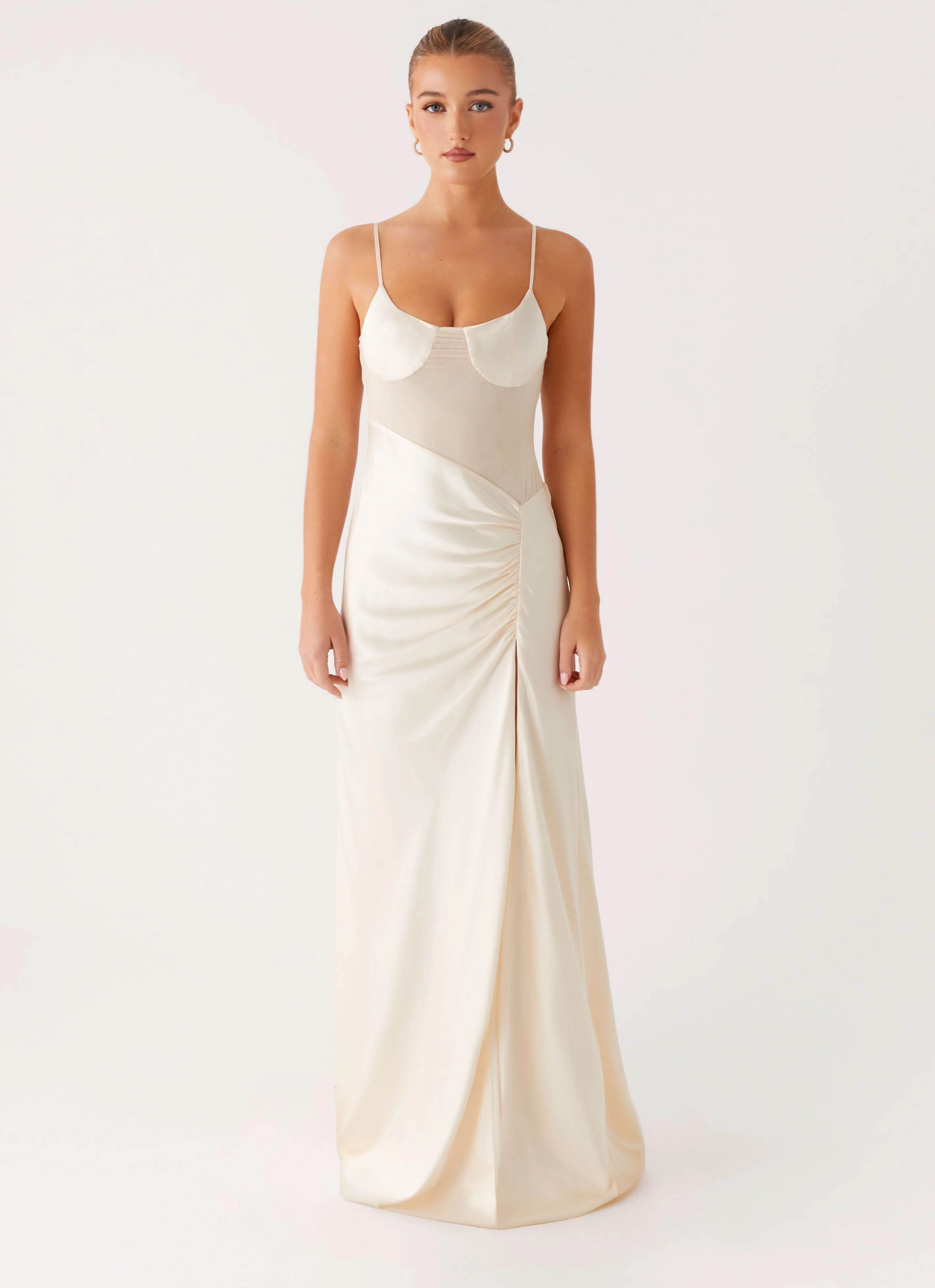 Rising Sun Maxi Dress - Off White