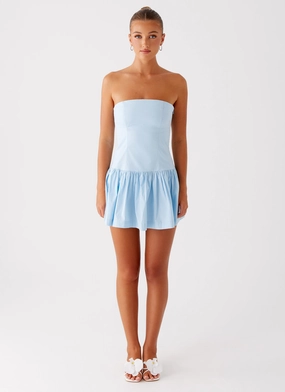 Riviera Mini Dress - Blue Riviera Mini Dress - Blue