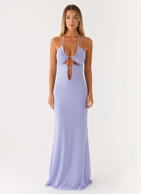 Roberta Maxi Dress - Heather Blue Roberta Maxi Dress - Heather Blue