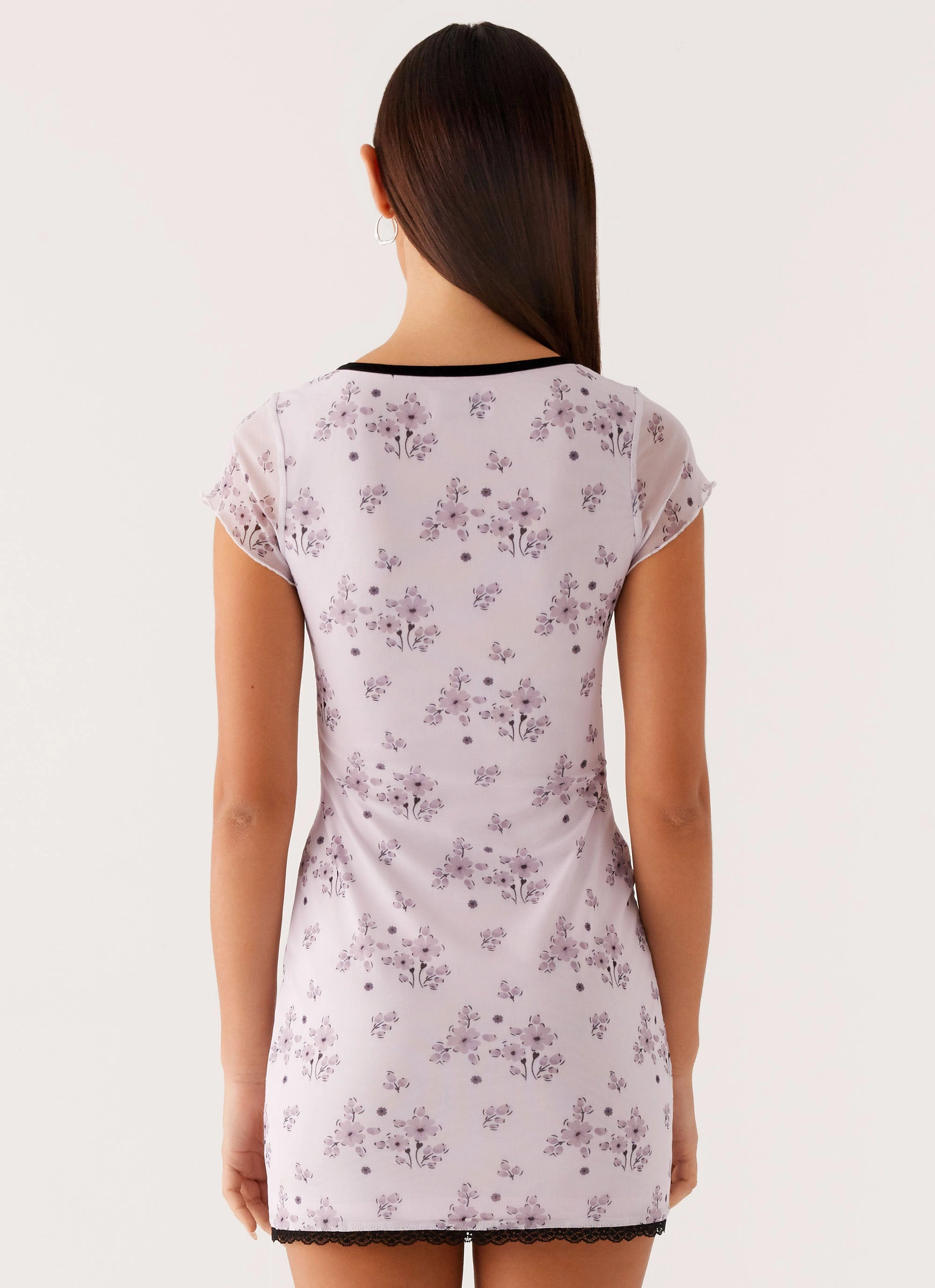 Rocca Mini Dress - Lavender Meadow