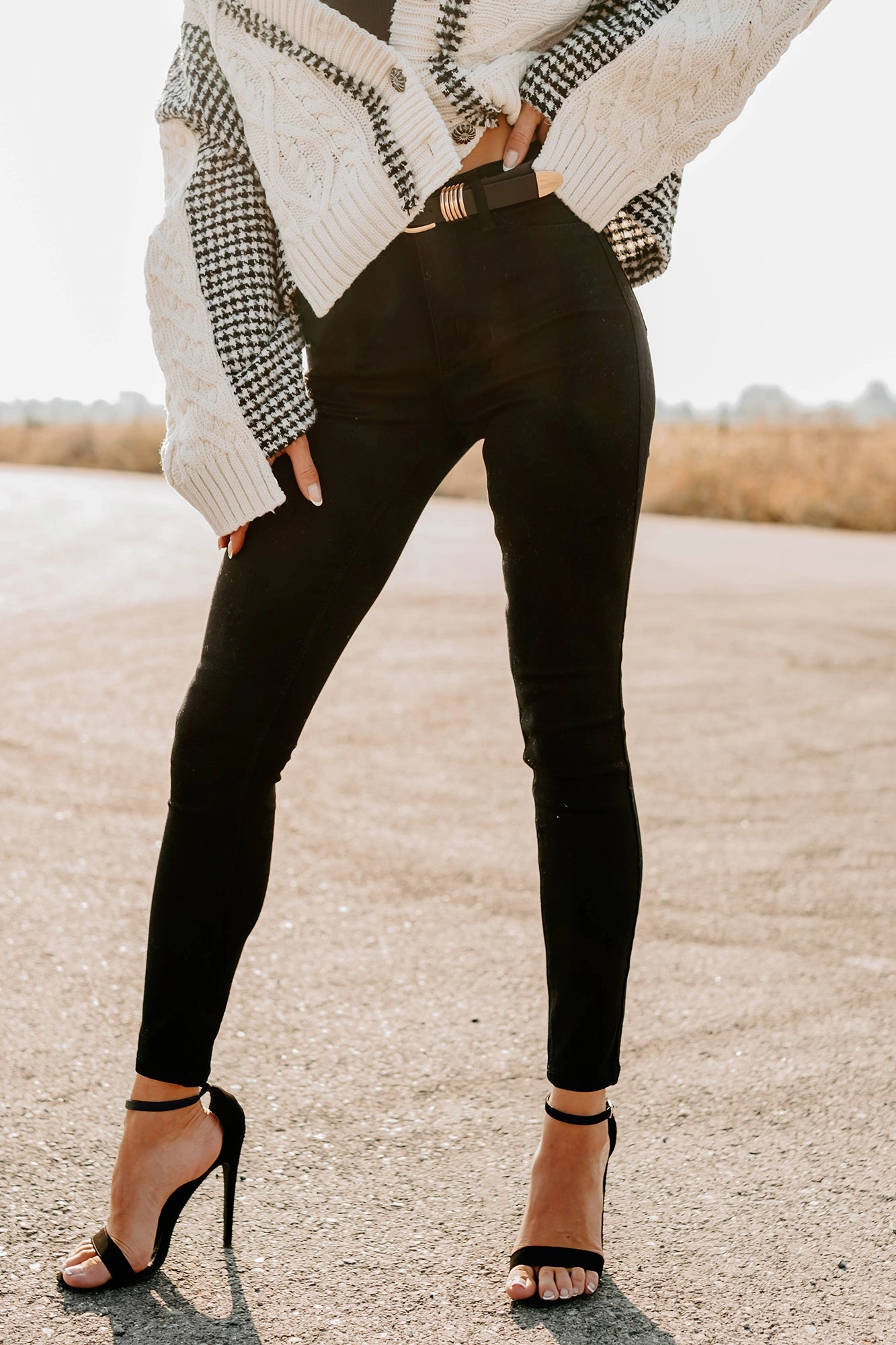 Rogue High Rise Super Skinny Cello Jeans (Black)