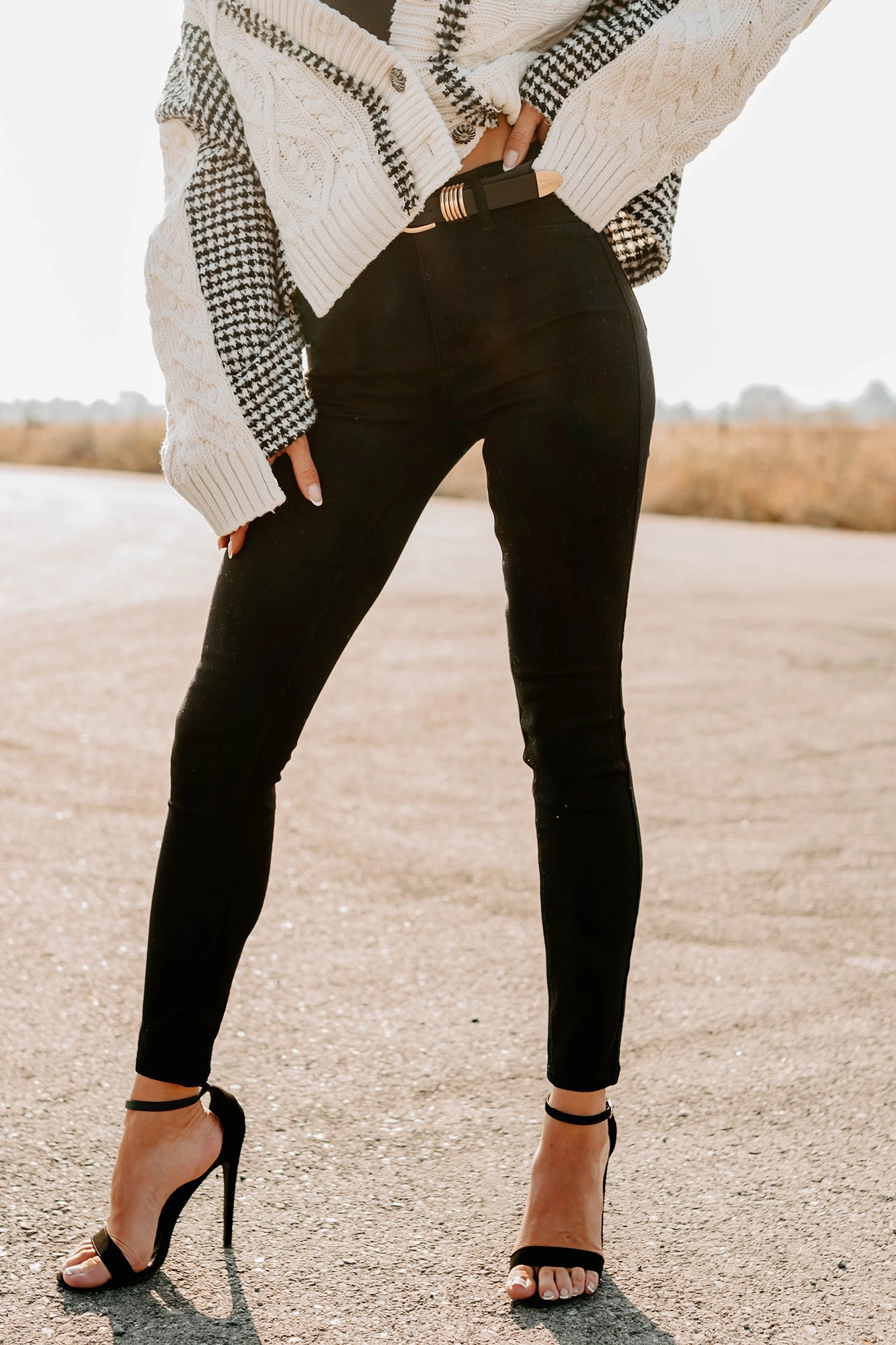 Rogue High Rise Super Skinny Cello Jeans (Black)