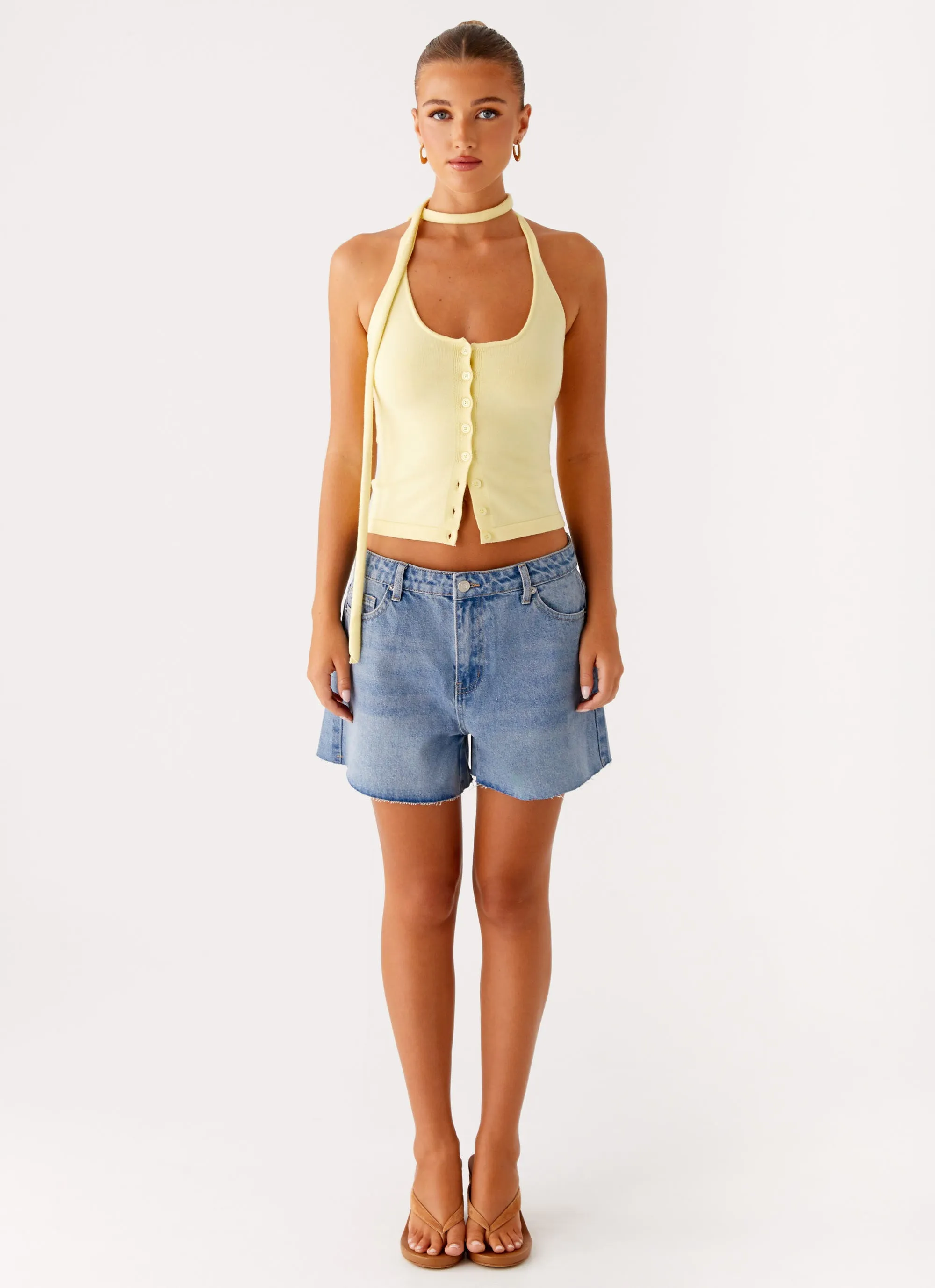 Roland Denim Shorts - Blue