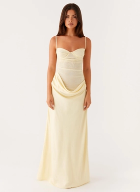 Romy Maxi Dress - Yellow Romy Maxi Dress - Yellow