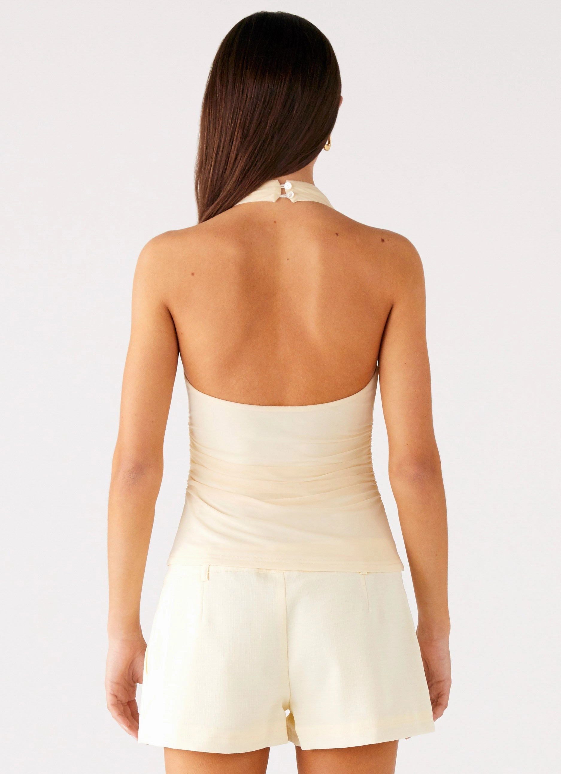 Rosana Halter Top - Butter