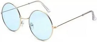 Round Sunglasses (For Men & Women, Violet, Black, Blue)