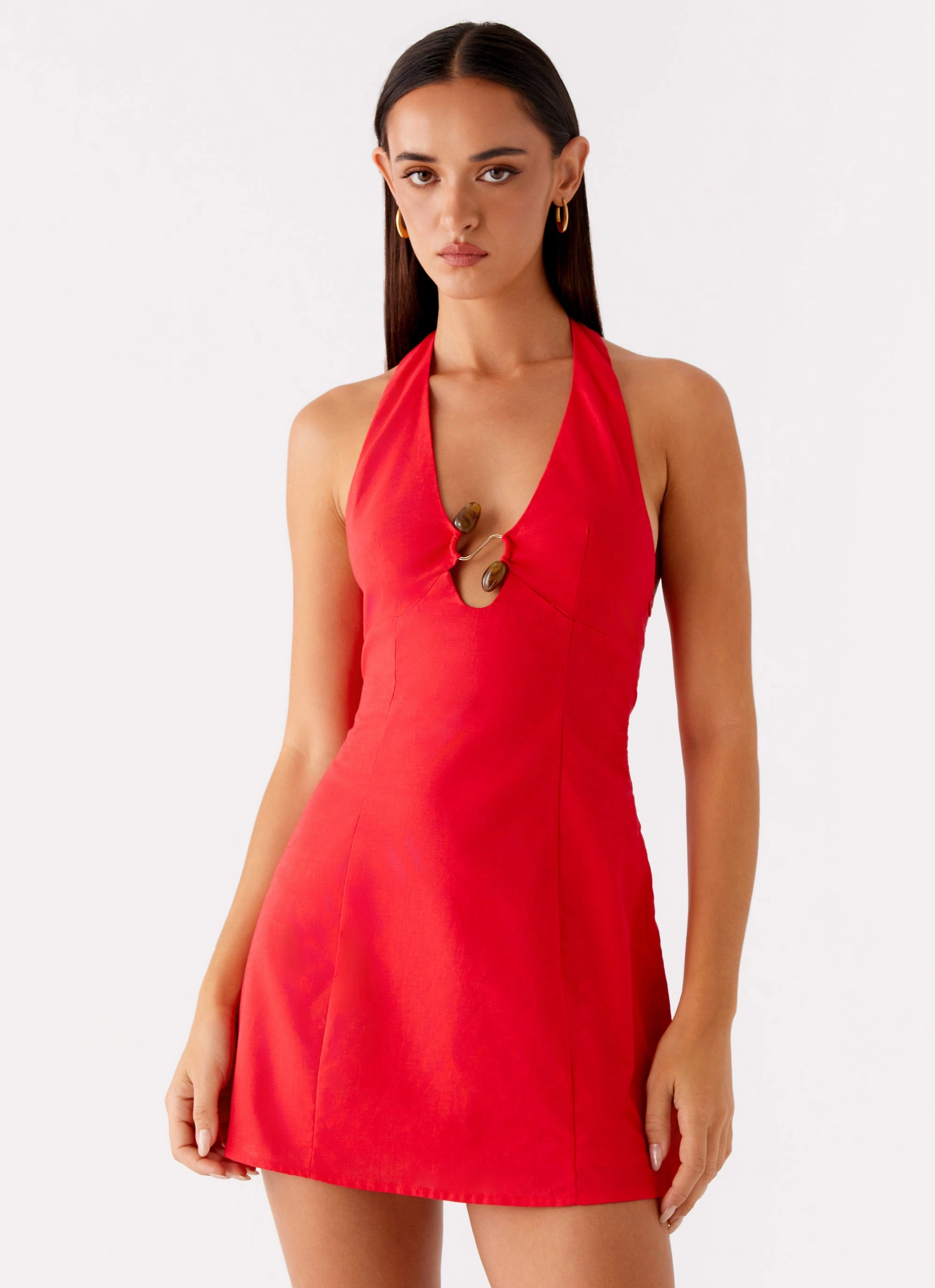 Roxe Mini Dress - Red