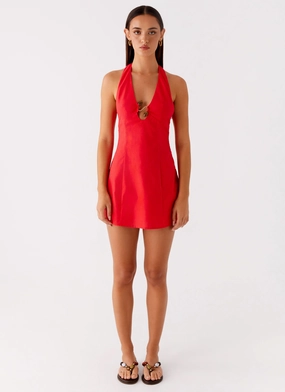 Roxe Mini Dress - Red Roxe Mini Dress - Red