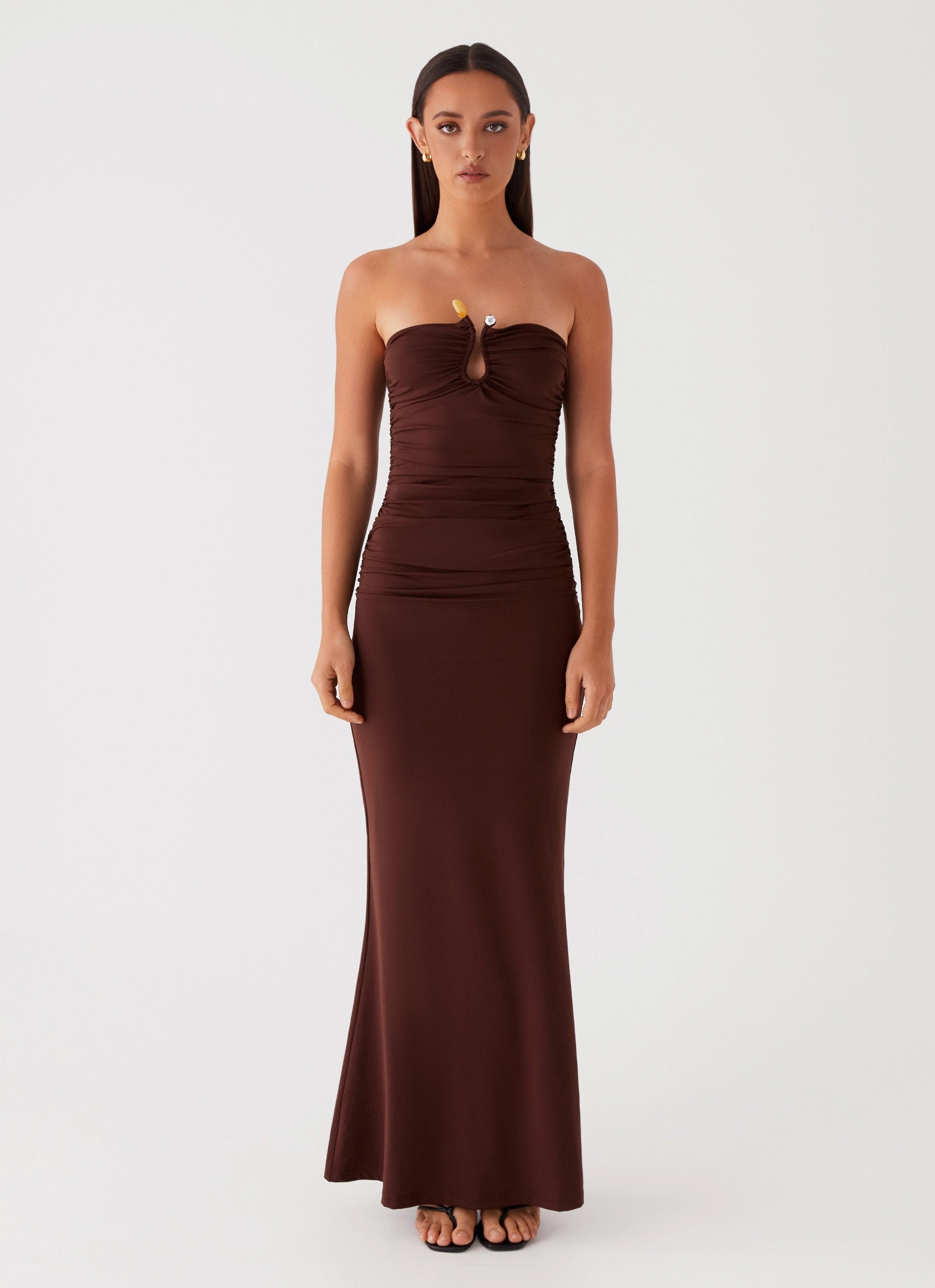 Rudy Maxi Dress - Brown