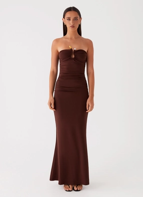 Rudy Maxi Dress - Brown Rudy Maxi Dress - Brown