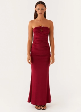 Rudy Maxi Dress - Maroon Rudy Maxi Dress - Maroon