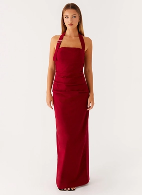 Rumour Has it Maxi Dress - Red Rumour Has it Maxi Dress - Red