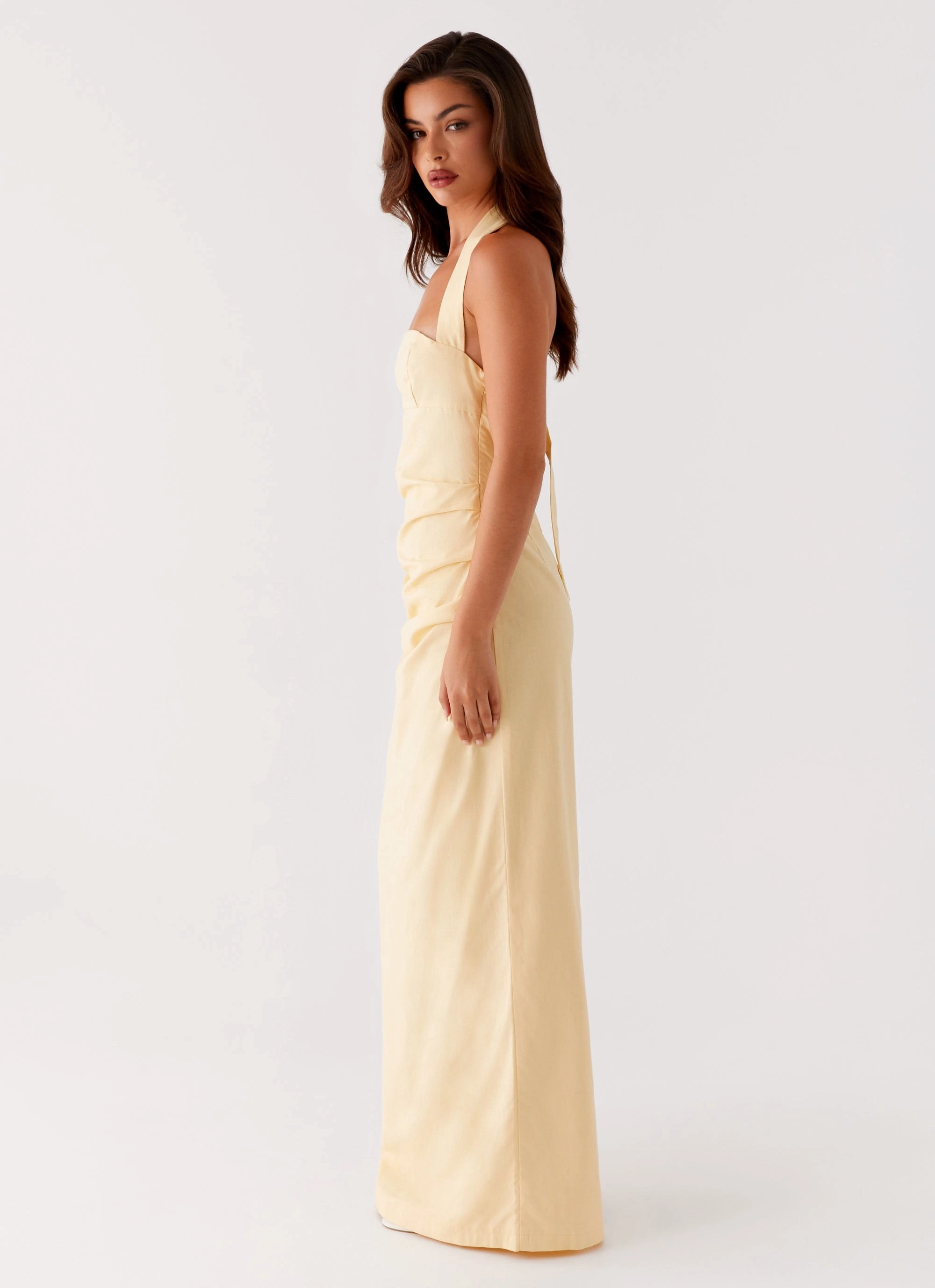 Rumour Has it Maxi Dress - Yellow