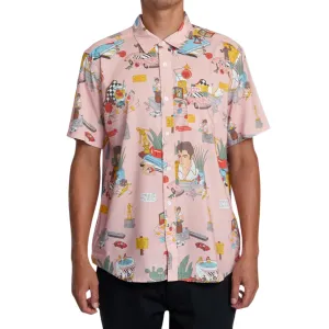 RVCA Luke P Short Sleeve Woven Shirt - Men's