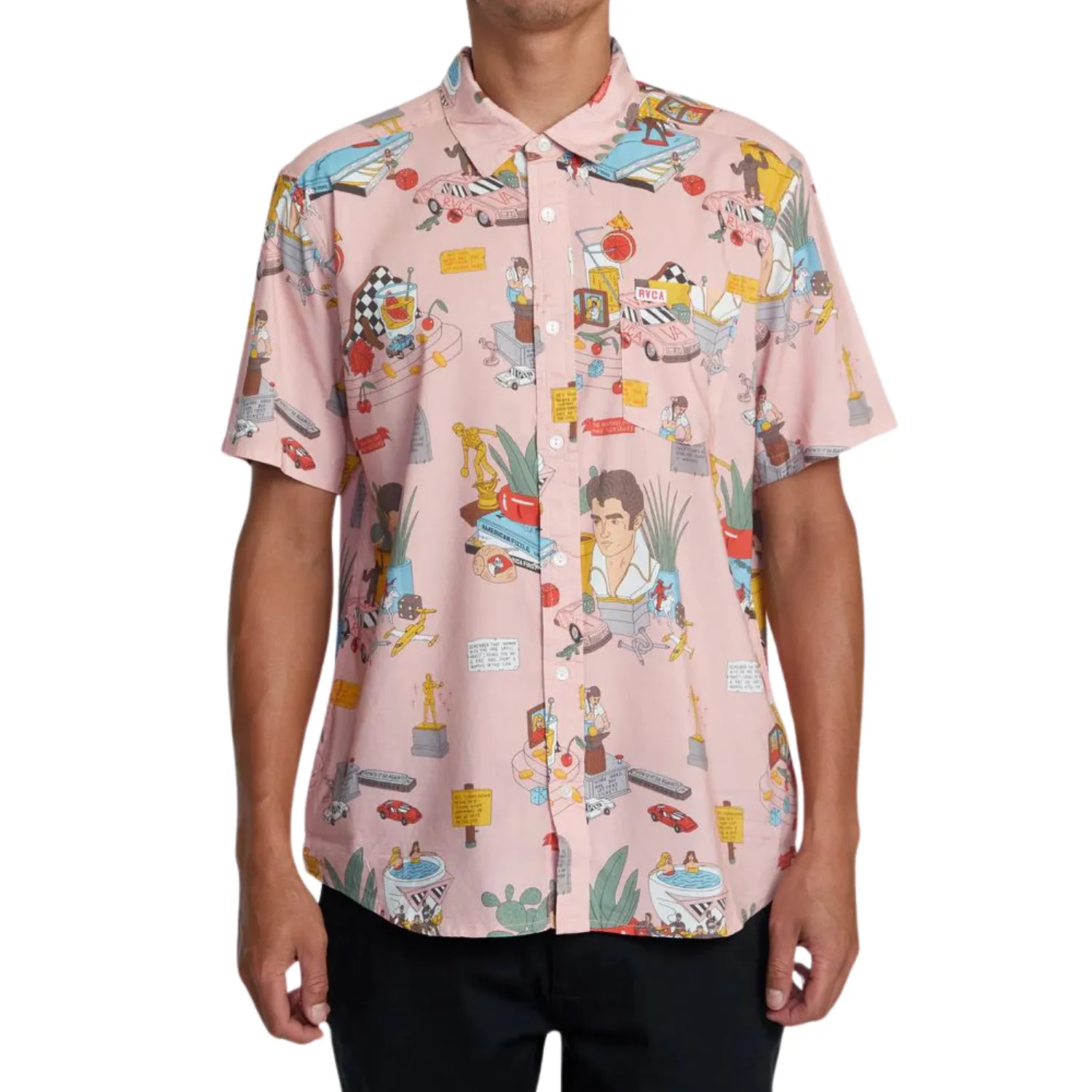 RVCA Luke P Short Sleeve Woven Shirt - Men's