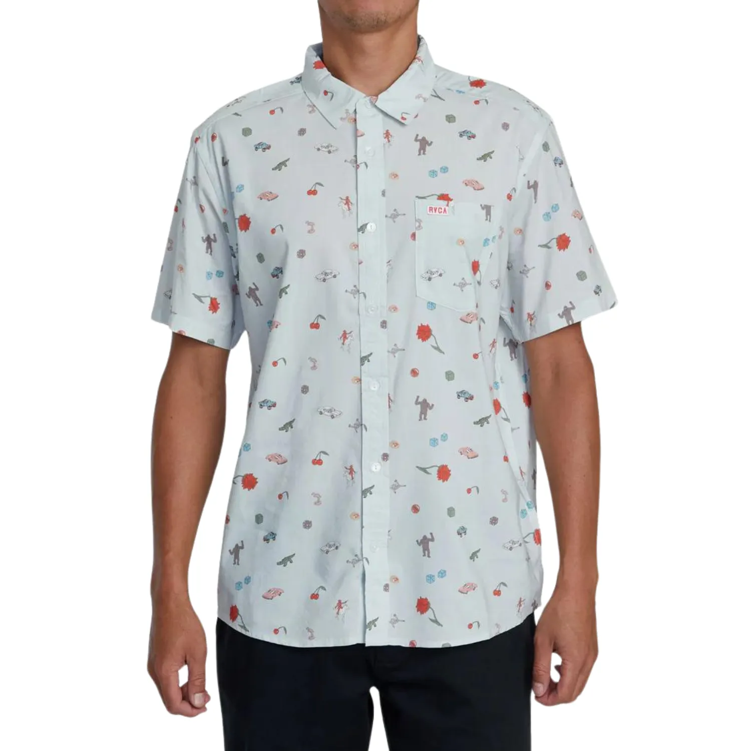 RVCA Luke P Short Sleeve Woven Shirt - Men's