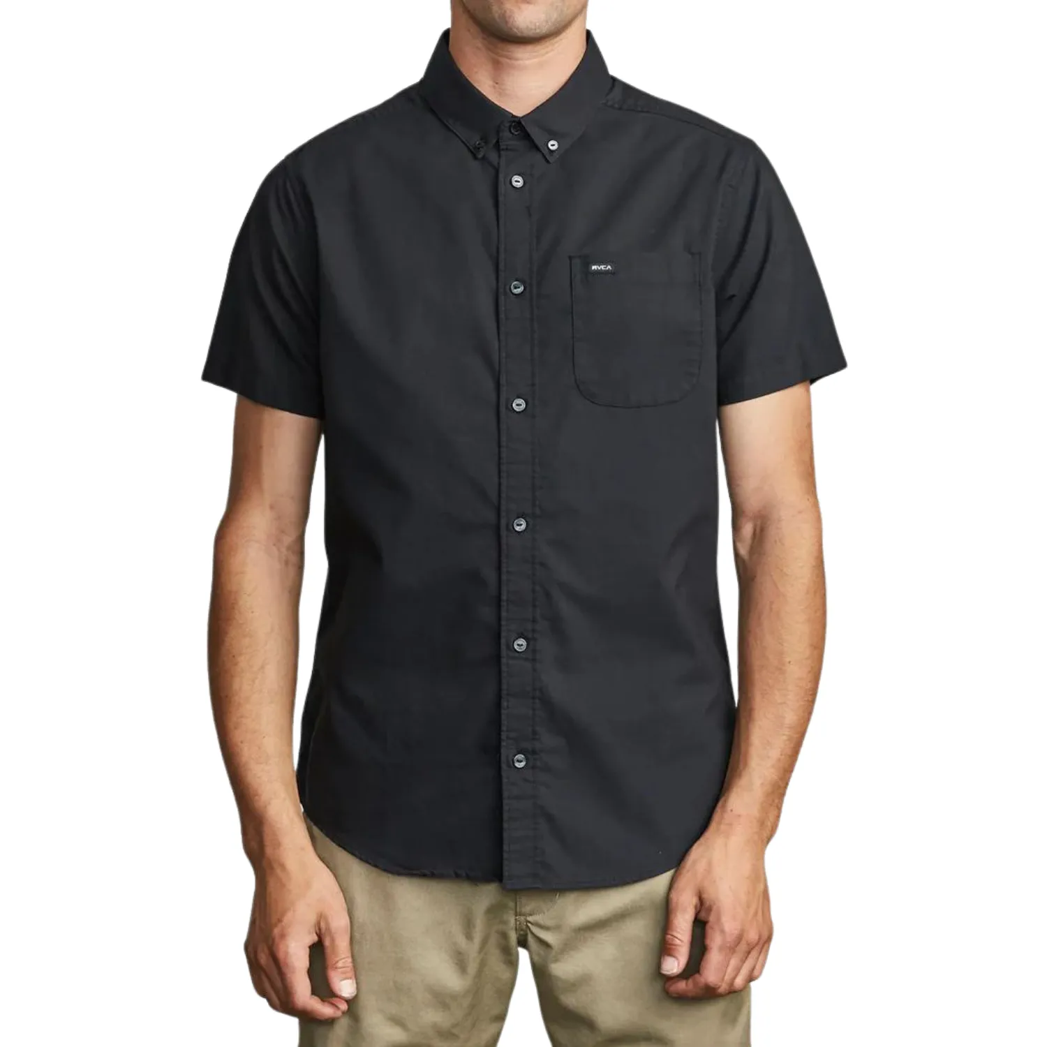RVCA That'll Do Stretch SS Button Down Shirt - Men's