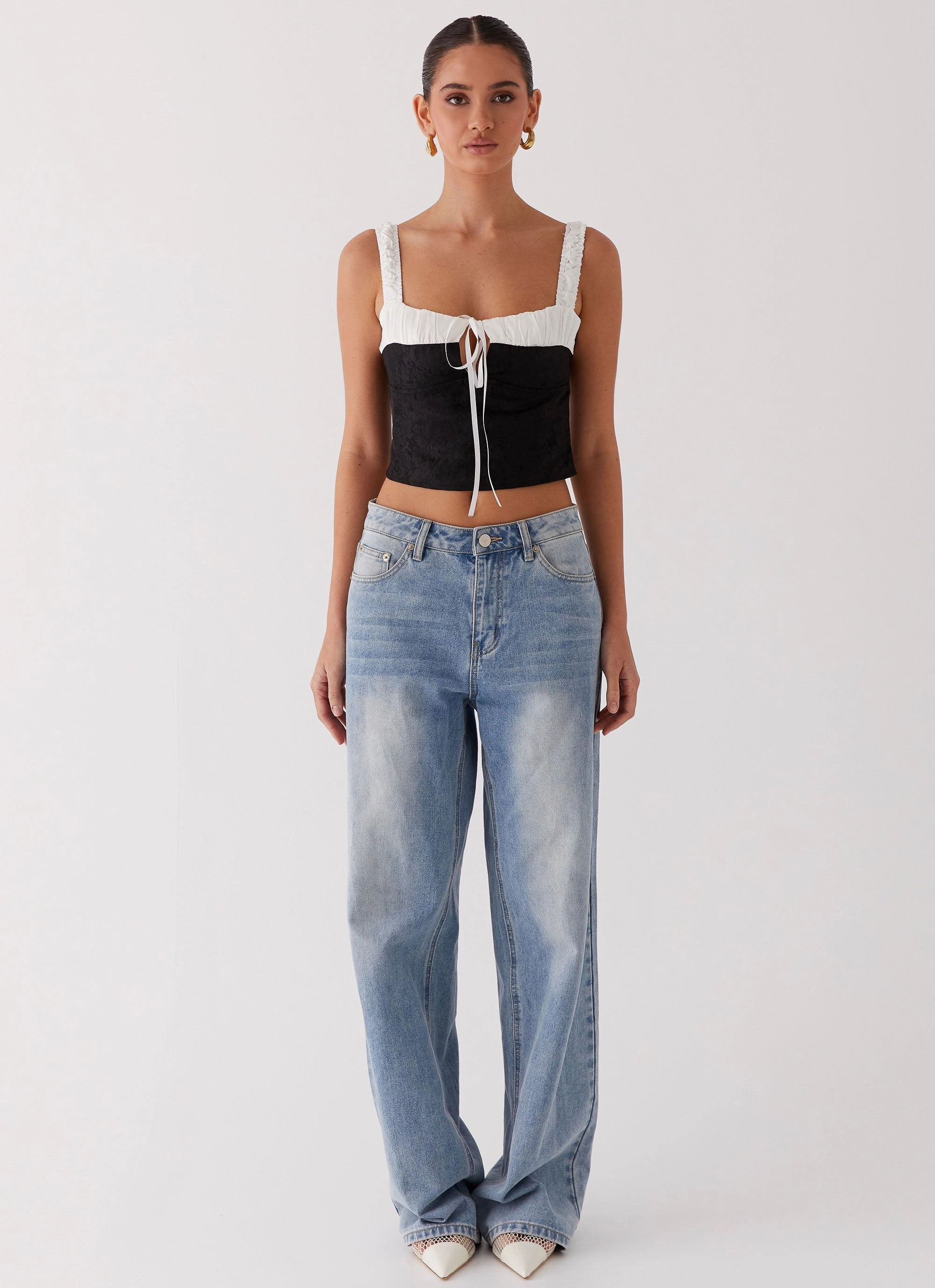 Ryder Bustier Top - Black