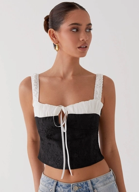 Ryder Bustier Top - Black Ryder Bustier Top - Black