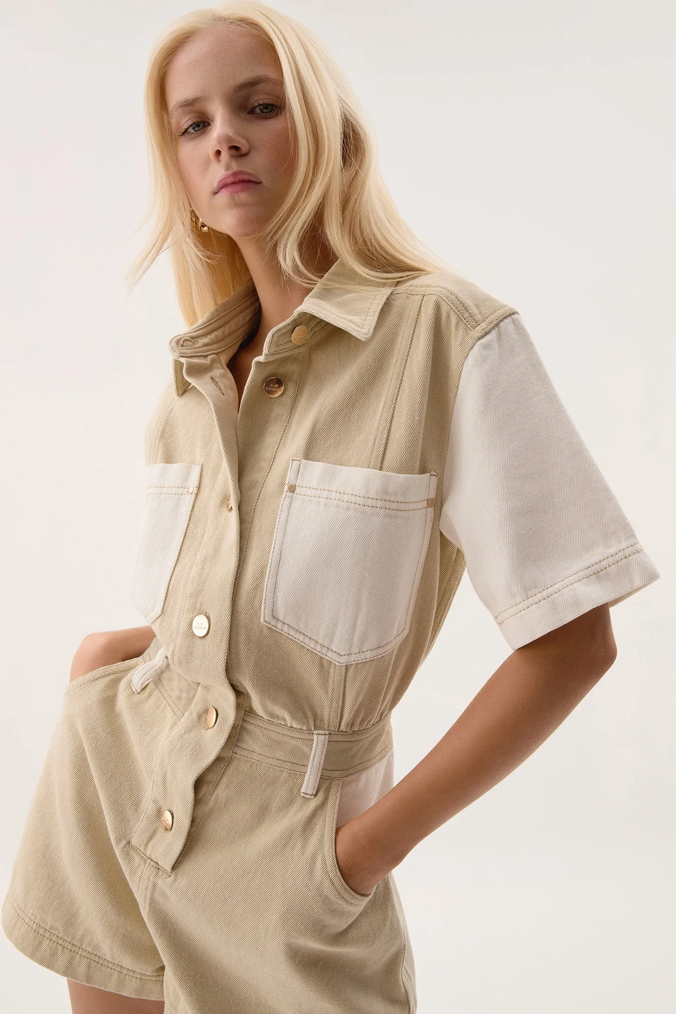 Sadie Denim Playsuit