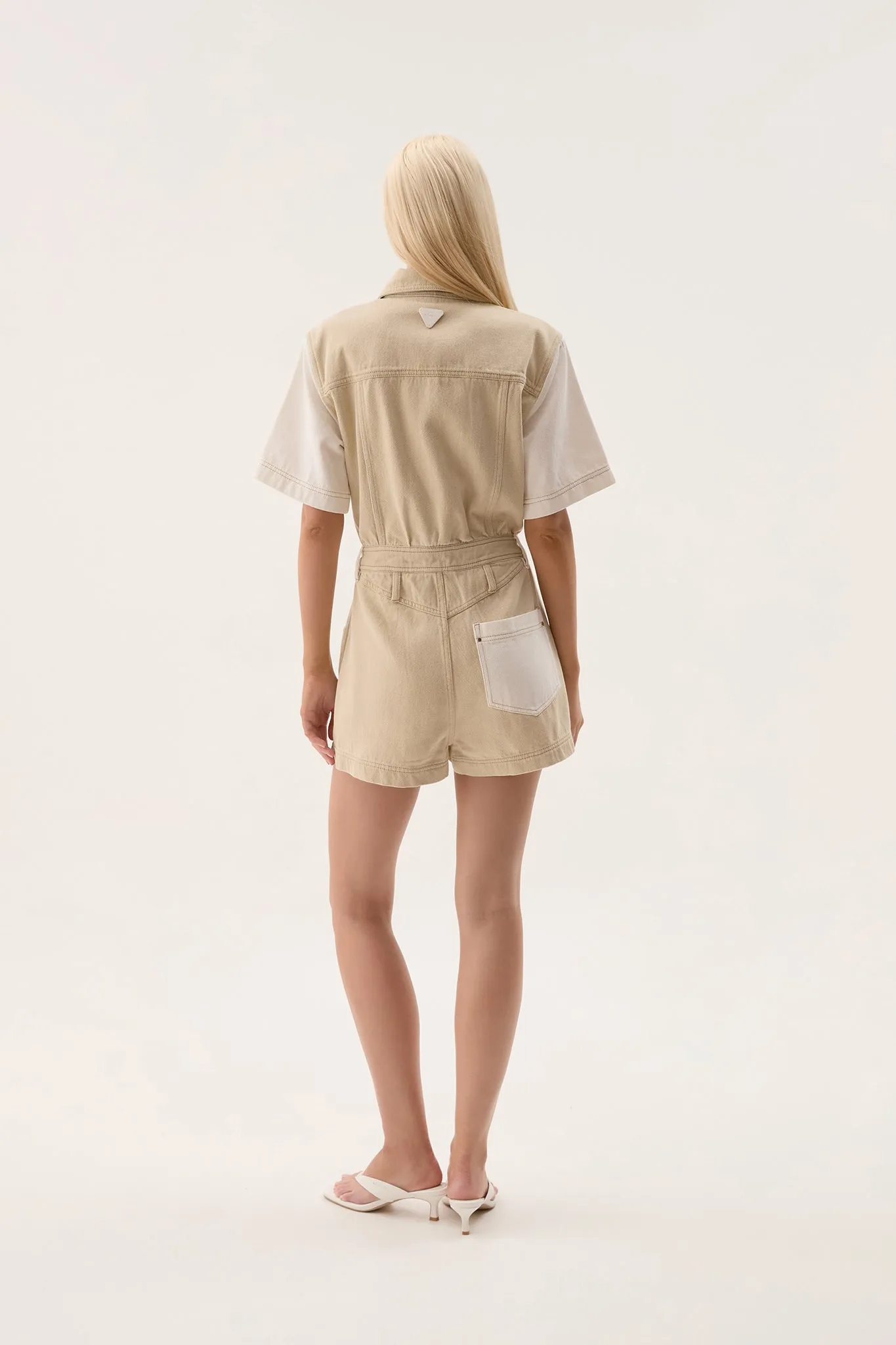 Sadie Denim Playsuit