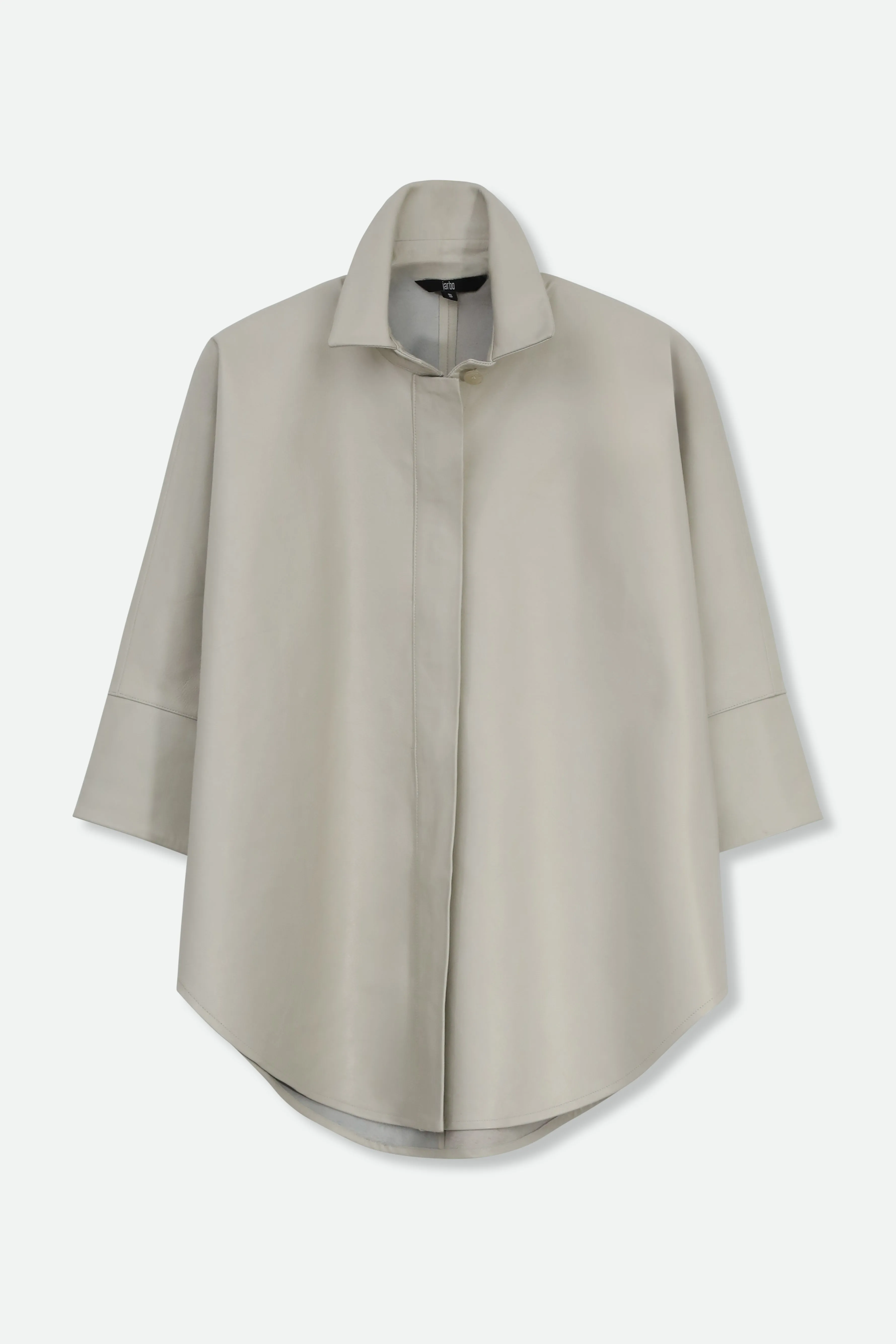 SAHANA DOLMAN IN STONE LEATHER