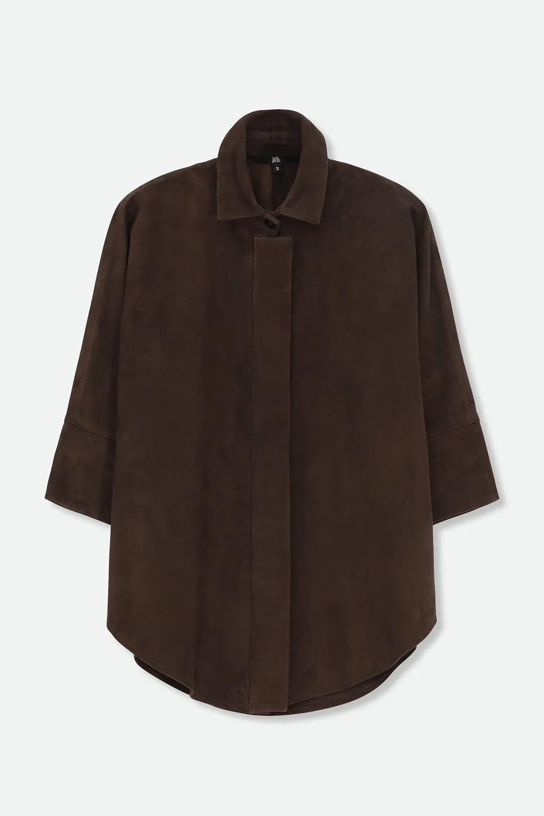 SAHANA DOLMAN SUEDE IN DARK CHOCOLATE SUEDE