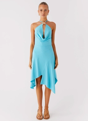 Salt Kiss Midi Dress - Turquoise Salt Kiss Midi Dress - Turquoise