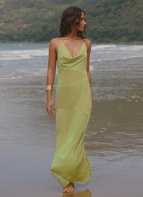 Samoa Maxi Dress - Lime Samoa Maxi Dress - Lime