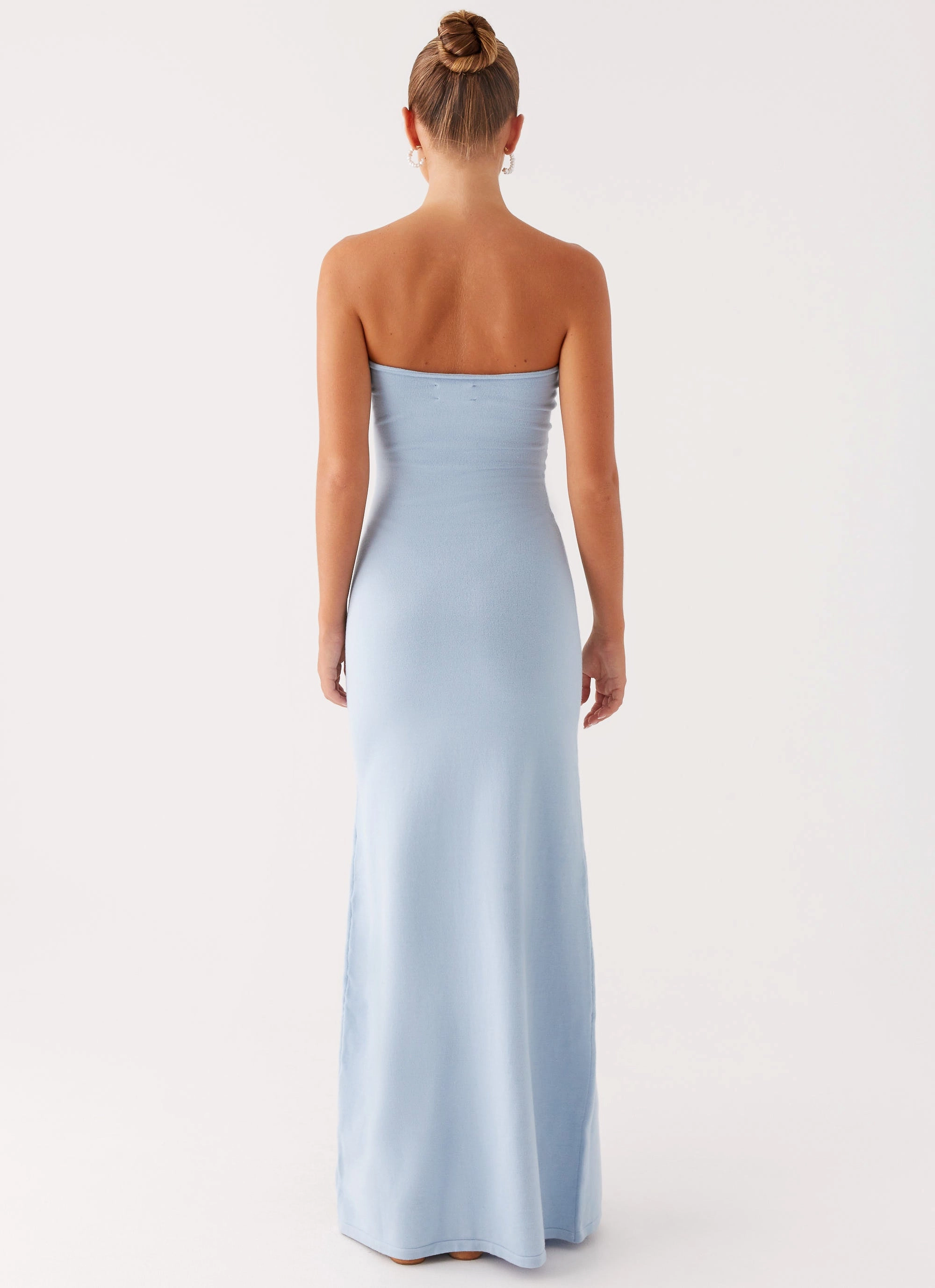 Samson Knit Maxi Dress - Blue