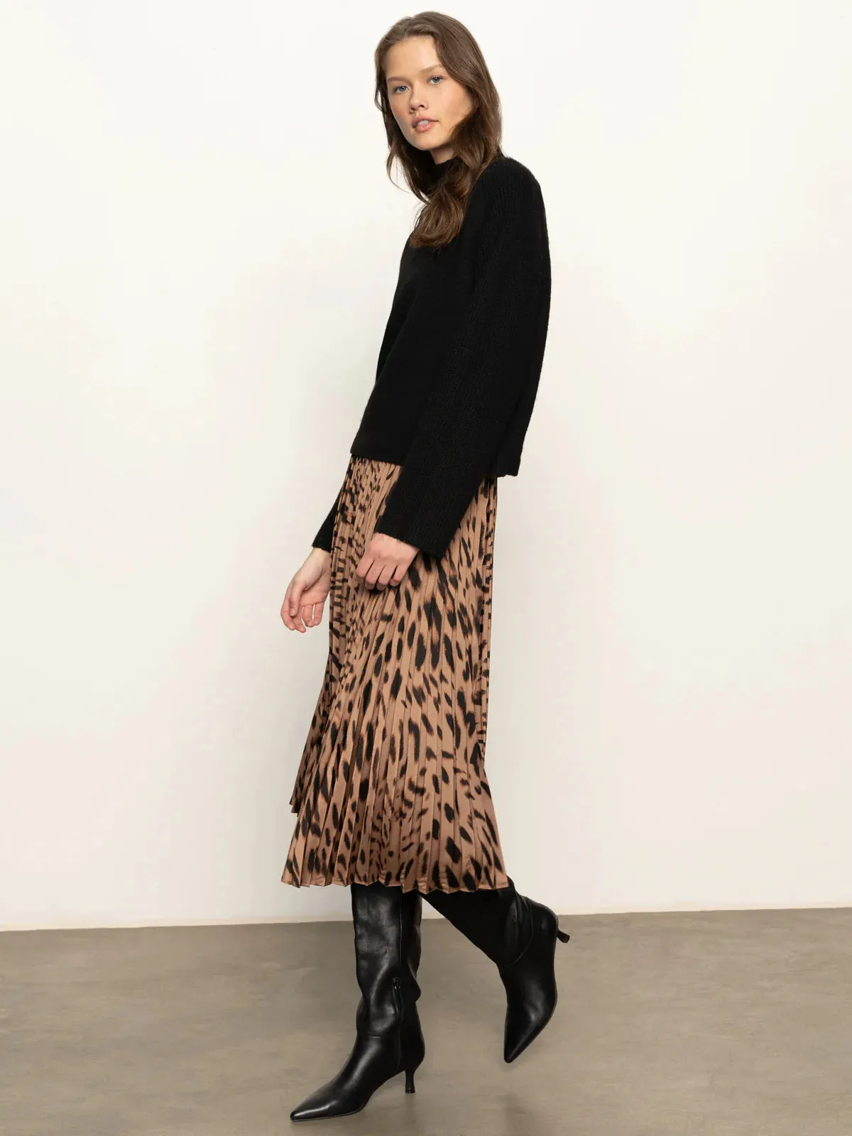 Sanctuary Nostalgia Pleated Midi Skirt