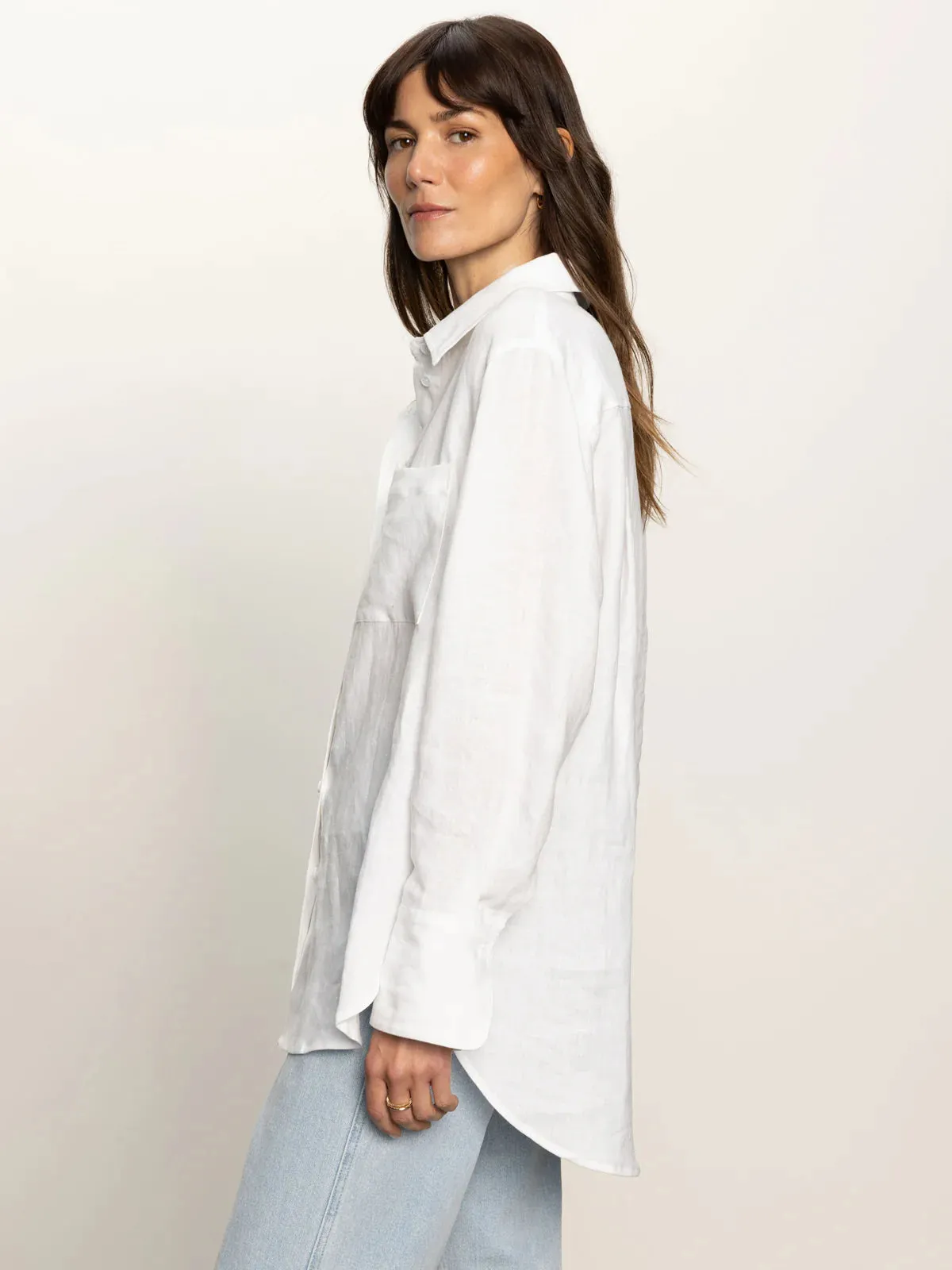 Sanctuary Relaxed Linen Shirt