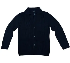 SAND Button Cardigan Navy
