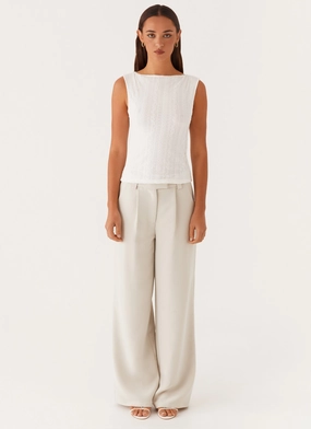 Sandi Tank Top - White Sandi Tank Top - White