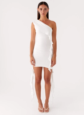 Sandstorm Mini Dress - White Sandstorm Mini Dress - White