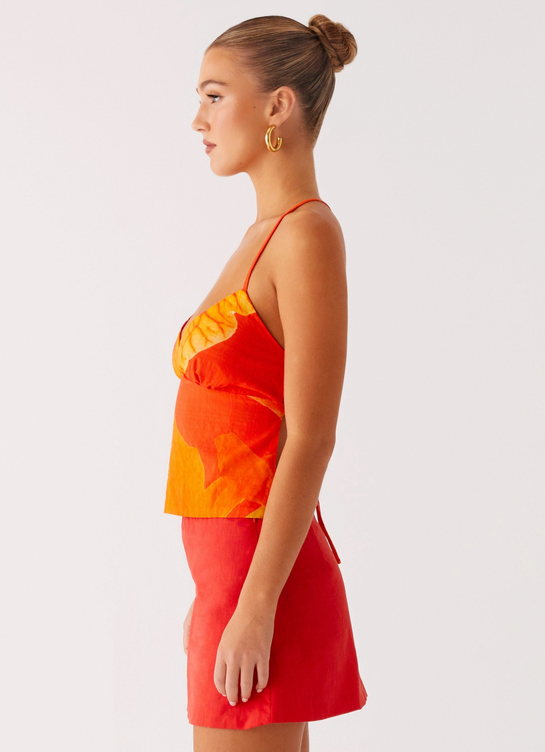 Sangria Top - Serene Orange