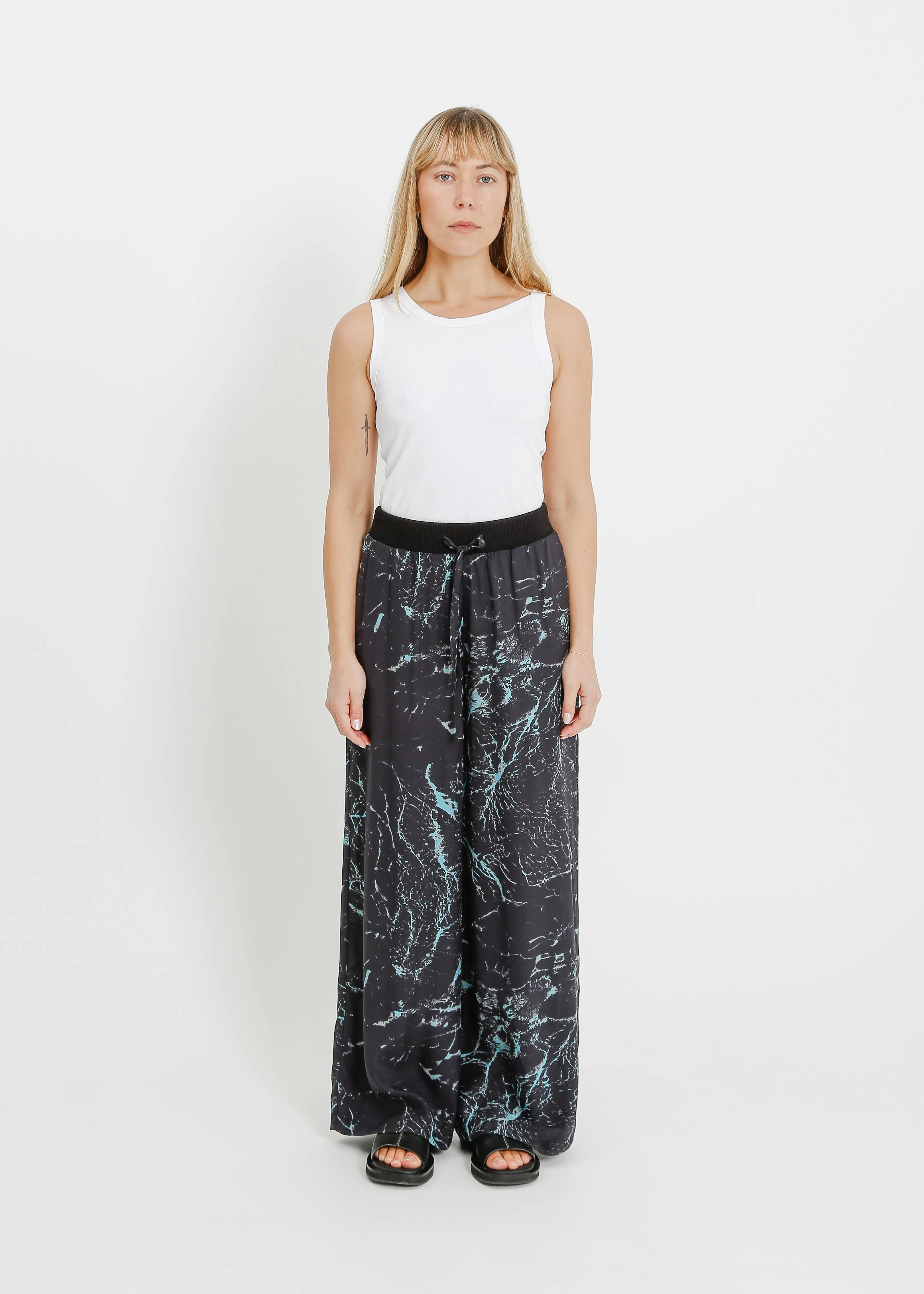 SANTIAGO PANT / BLACK WATER