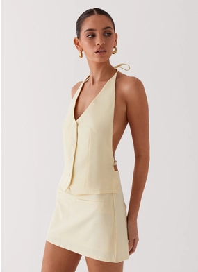 Sarah Mini Skirt - Butter Sarah Mini Skirt - Butter