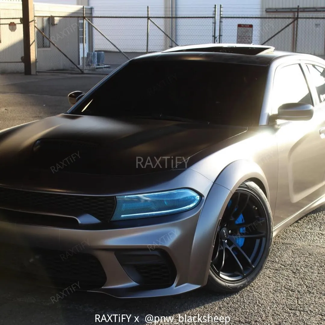 Satin Chrome AMG Gray Car Wrap