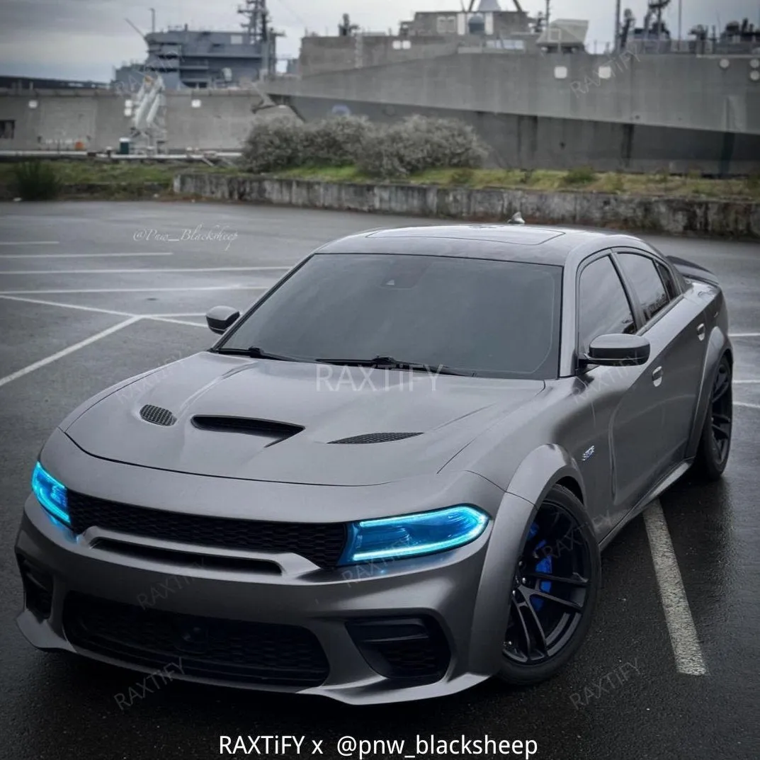 Satin Chrome AMG Gray Car Wrap