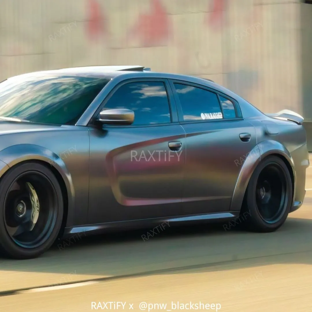 Satin Chrome AMG Gray Car Wrap