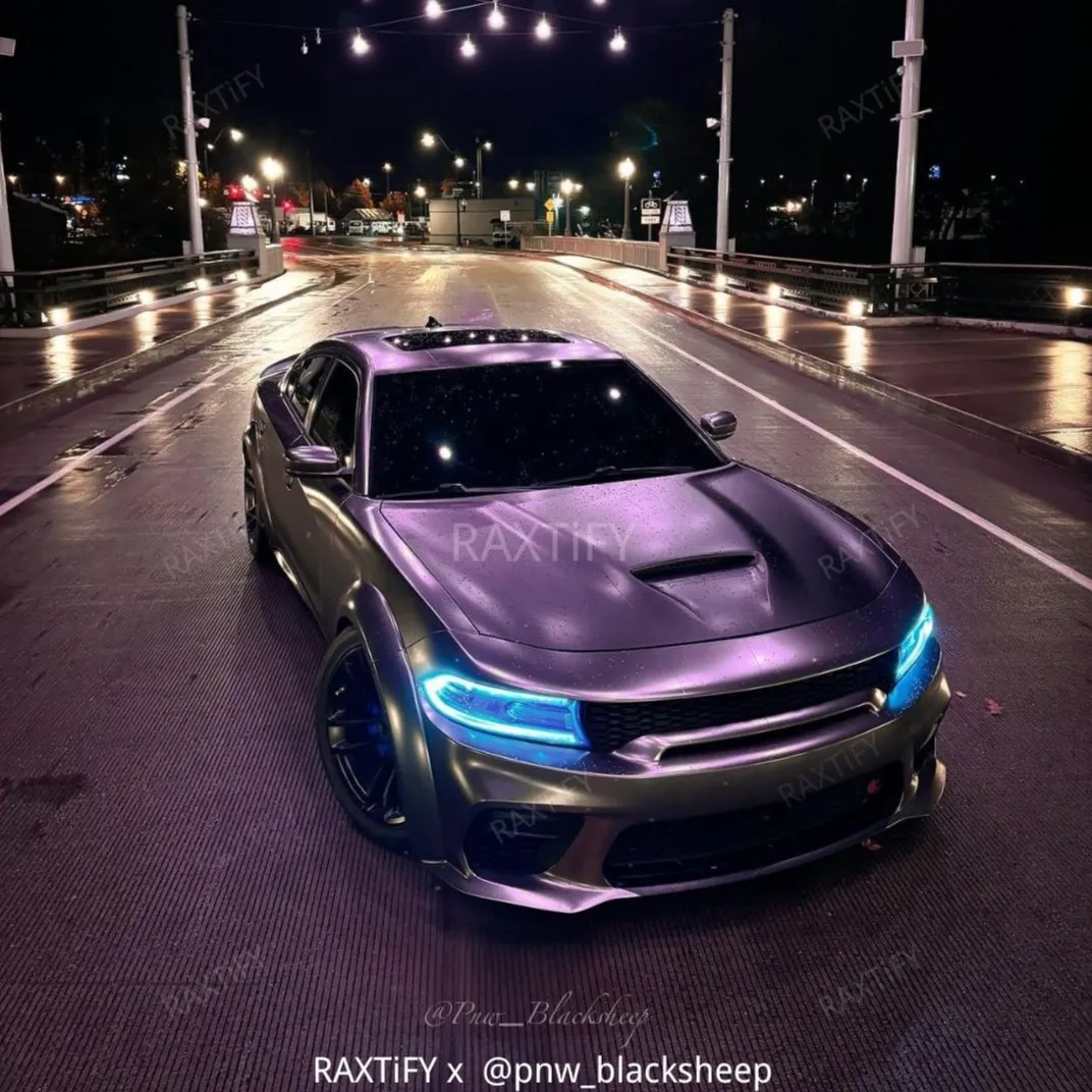 Satin Chrome AMG Gray Car Wrap